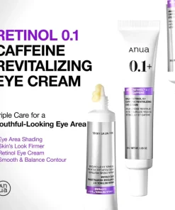 Anua Retinol 0.1 Caffeine Revitalizing Eye Cream - 30g